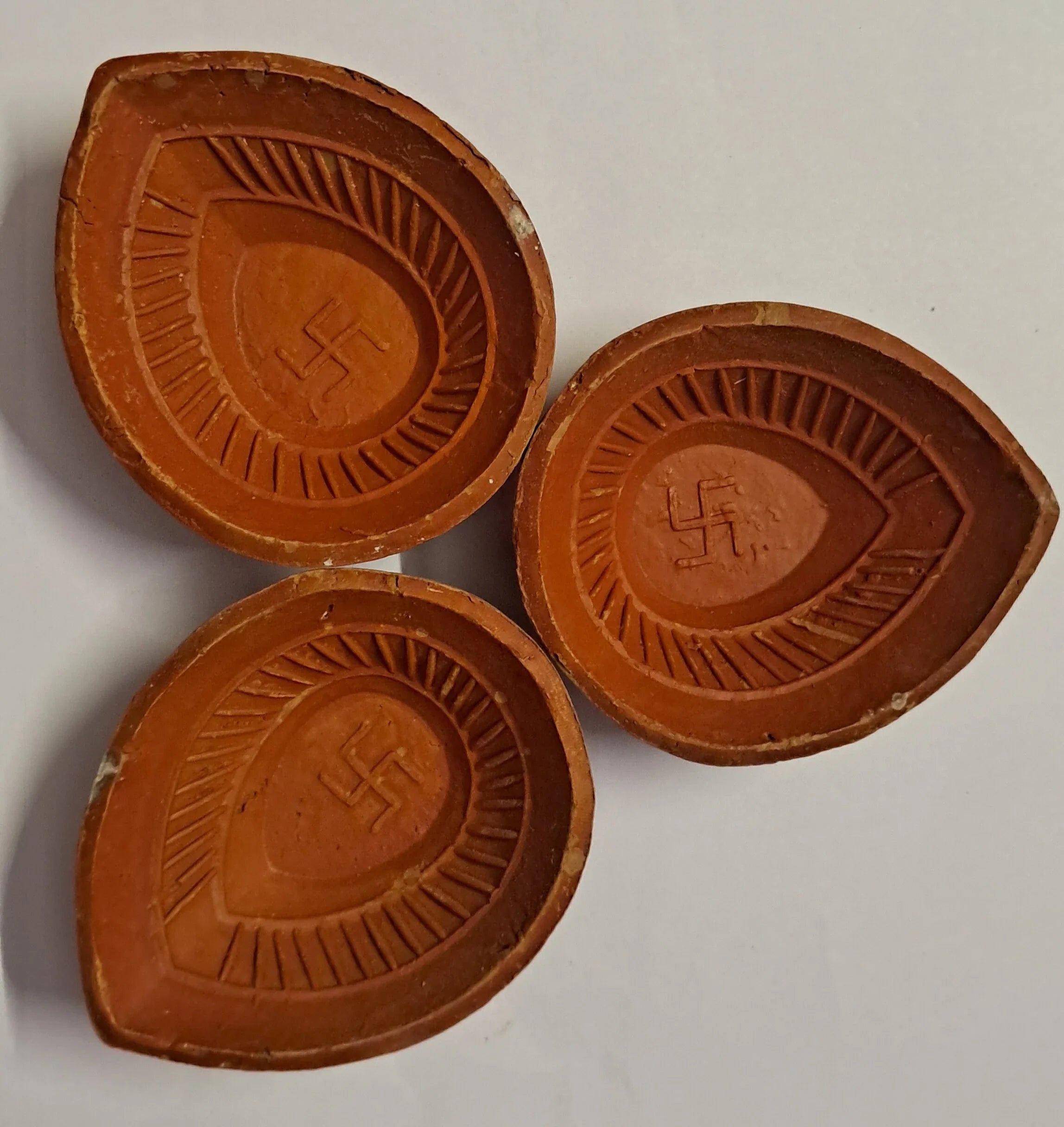 Teracota Diya (3 pic set)